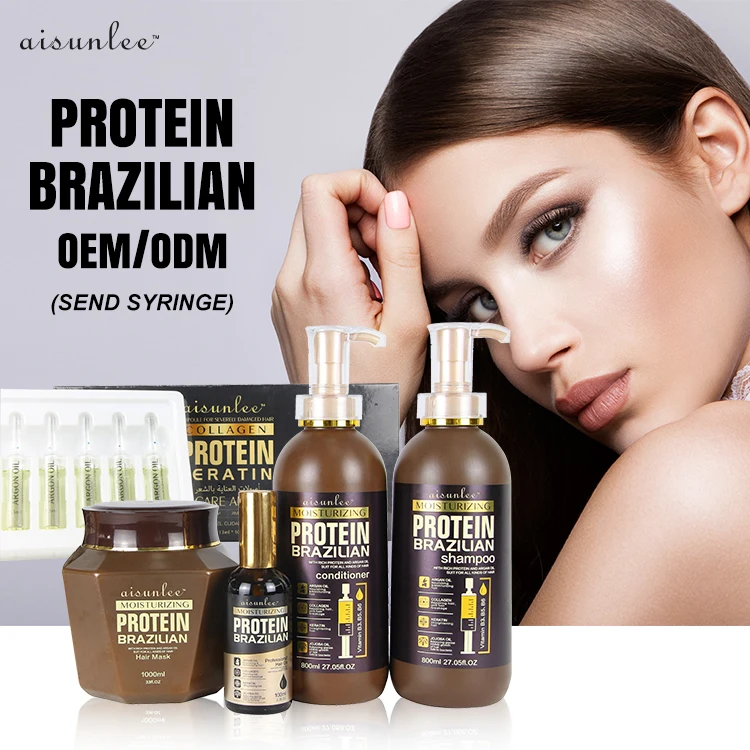 Brazilian Nourishing Keratin Hair Oil Ampoule Collagen Moisturizing Protein Hair Treatment