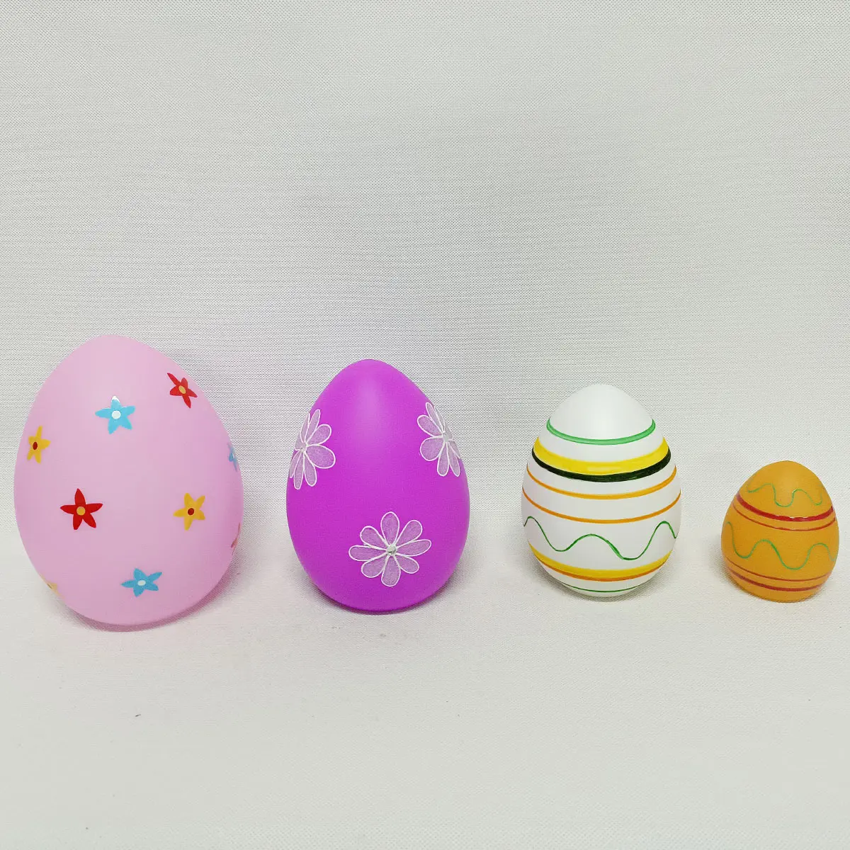 Wholesale handmade led light up easter day gifts decorative hand blown glass easter set egg holiday home decorations indoor factory