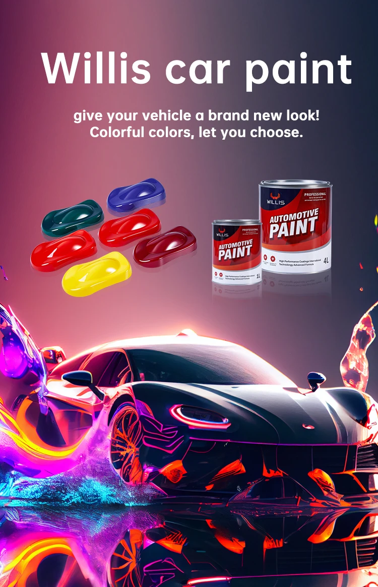 High Performance 2K Solid Paint with Acrylic Resin for Spray Application and 2 Years Shelf Life