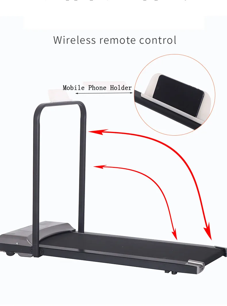Manufacturer Supply Folding Mini Walking Running Machine  Electric Wireless Remote Control Treadmill for Sale