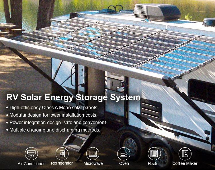 Solar Powered Rv Motorhome Trailer Caravan Tours Rv Camping Solar Power