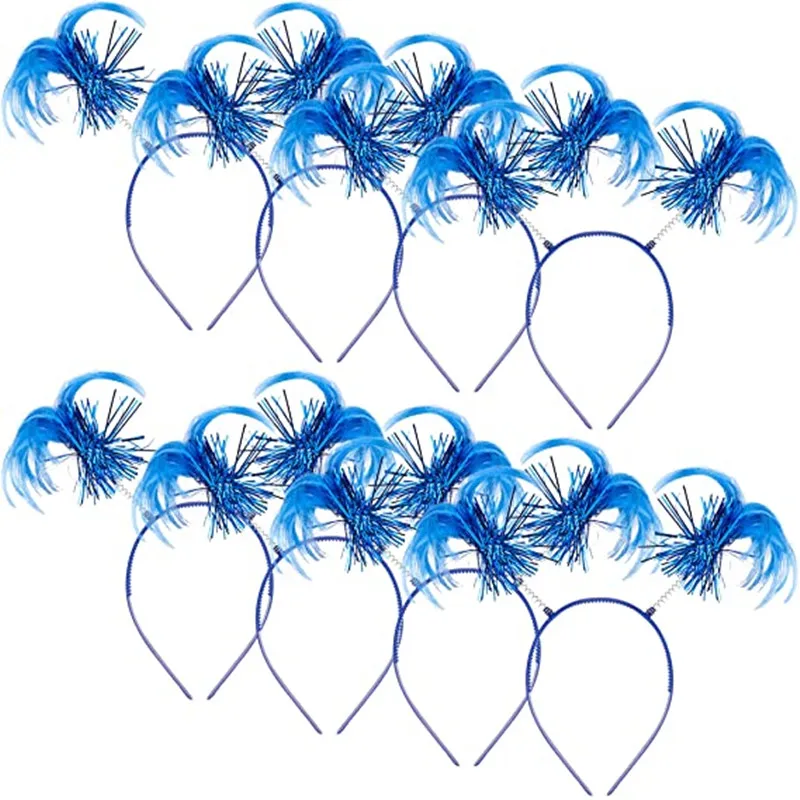 Ponytail Headbands with Feather Headwear for Halloween display picture 1