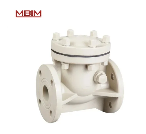 Full plastic valve-Swing Type PPH Check Valve with EPDM seal ring