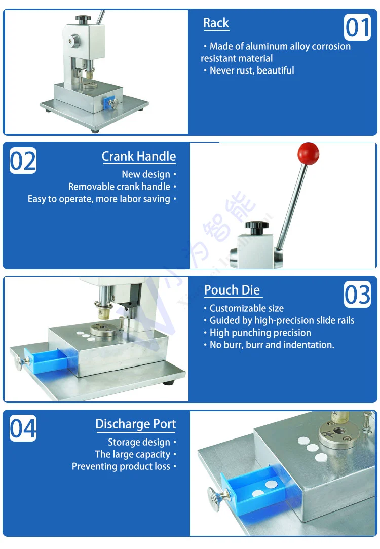 Pouch Ponching Machine Factory Price Lab Pouch Cell Electrode Punching Machine for Lithium-Ion ...