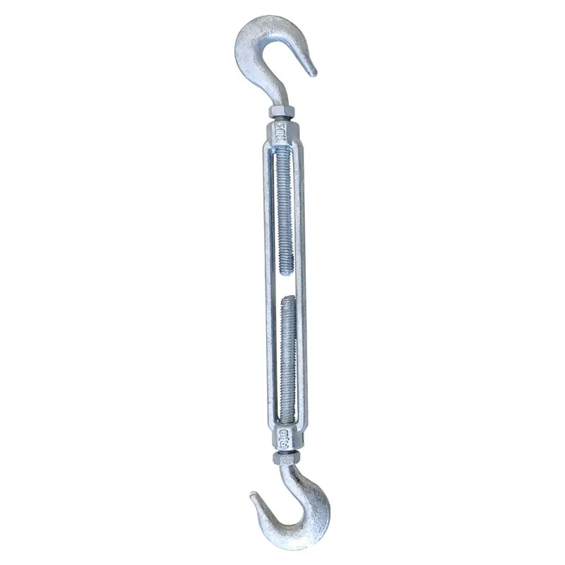 US type heavy duty forged hook and hook wire rope turnbuckles