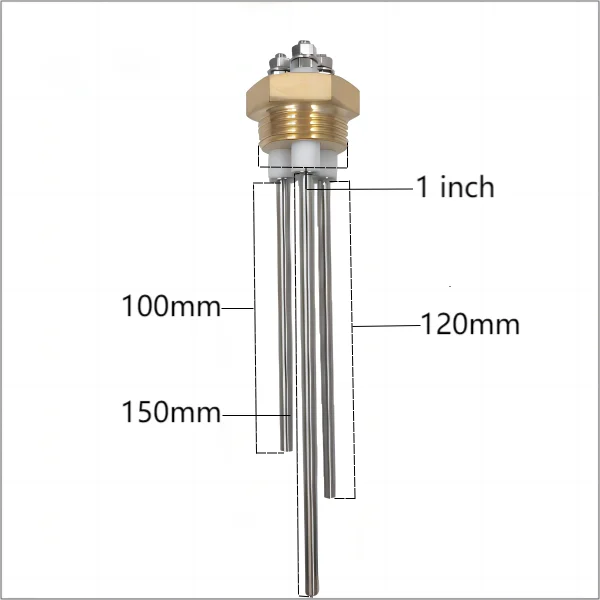 Brass Sus304 Ptfe Liquid Level Sensors Water Level Probe 200vdc Water