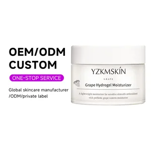 OEM ODM Antioxidant Grape Seed Extract Beauty Moisturizing Body Skin Care Lotion Vitamin C E Niacinamide Hydrogel Face Cream