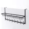 Disassembly and assembly of wall-mounted shelves. 8 hooks
