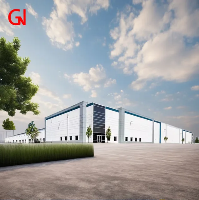 Factory wholesale price low prefabricated steel frame structure building warehouse building