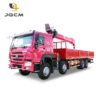 JQCM Factory on Sale Best Selling Sinotruk HOWO Mounted Crane Truck Cargo Truck