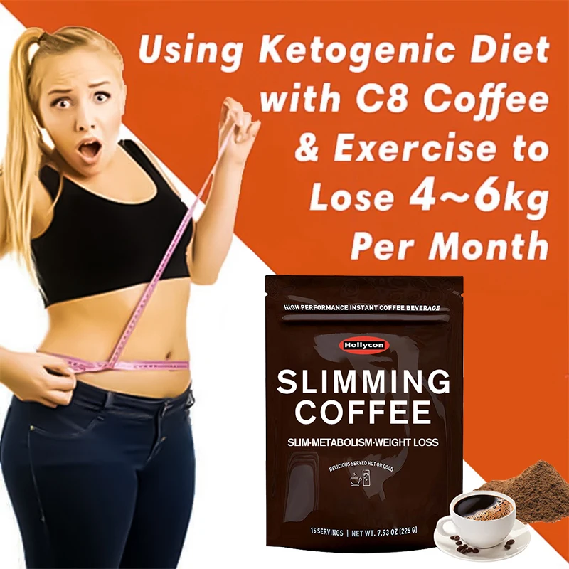Oem Detox Enzyme Instant Coffee Support Metabolism Slimming Coffee