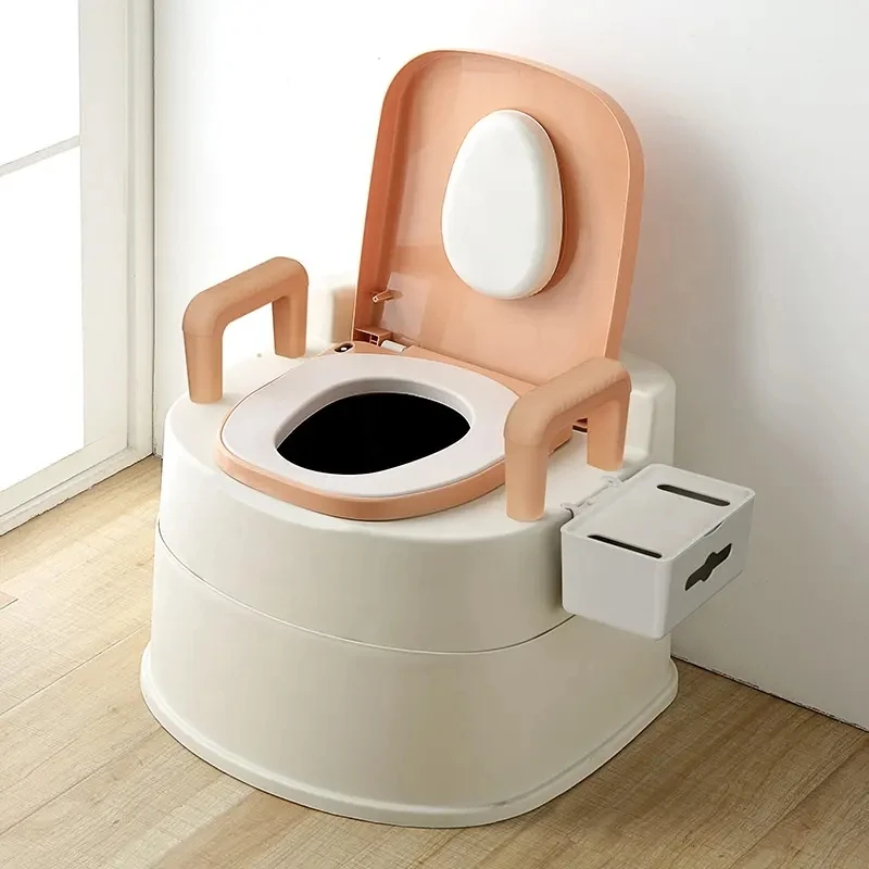Портативный пластиковый Туалет для взрослых пожилых беременных