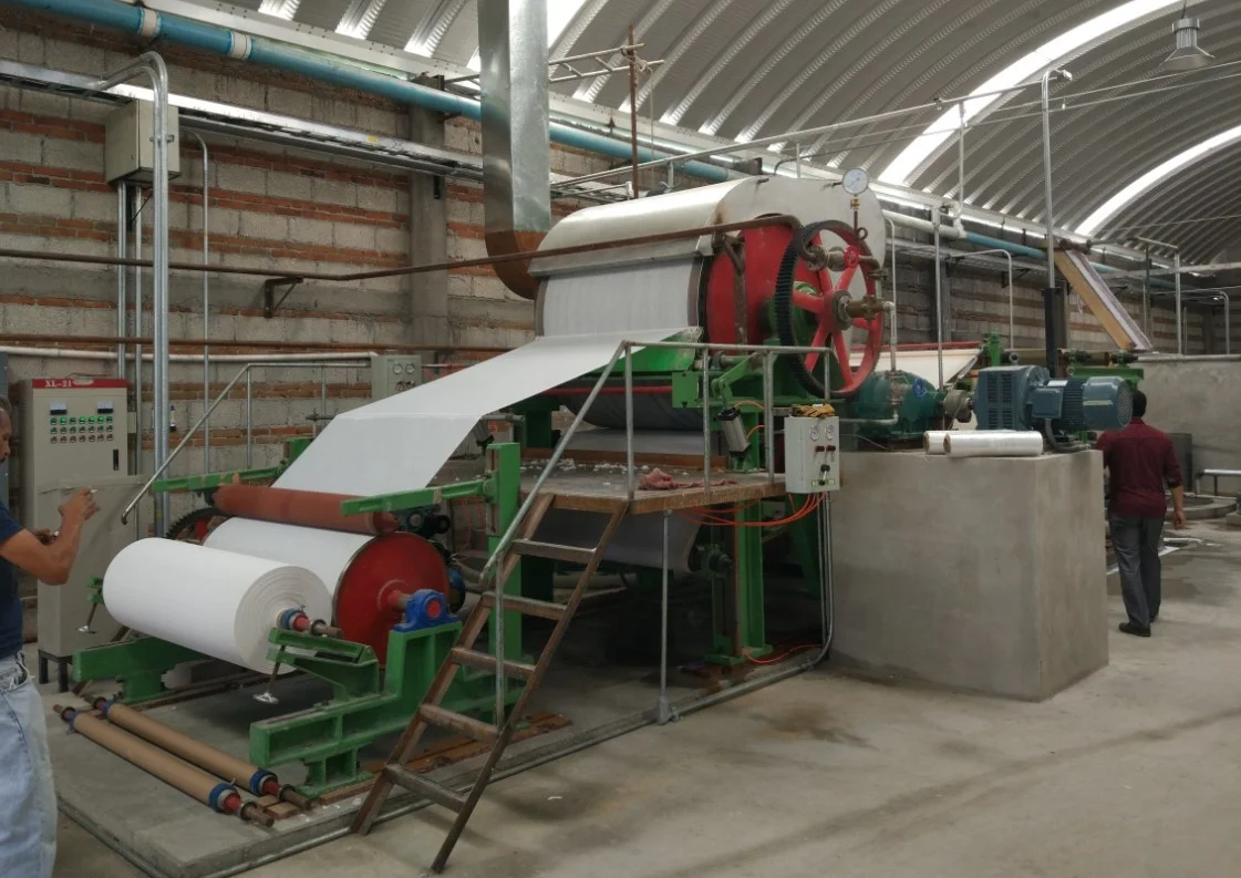 Mini Recycle Paper Machine Mill Automatic Toilet Roll Plastic Packaging Machine