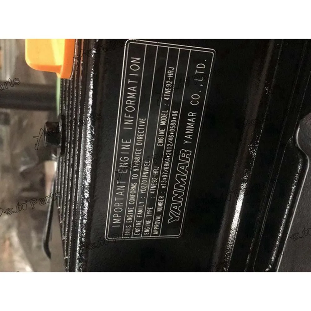 4TNE92 Diesel Engine Assy for Yanmar Engine Overhaul Kit 3