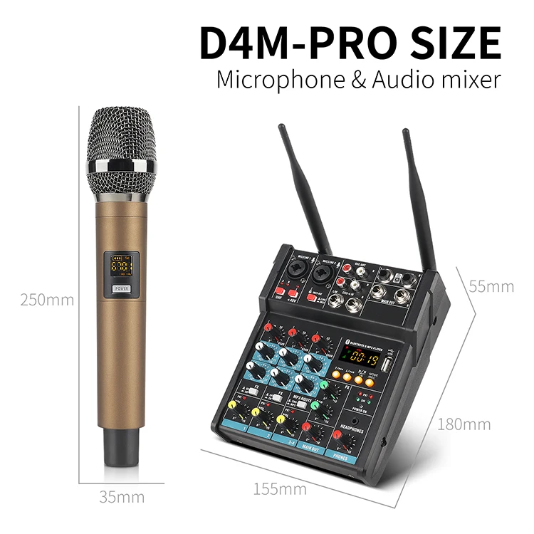High Feedback Amplifier with Mic Auto Talkover Made in China Metal Shell