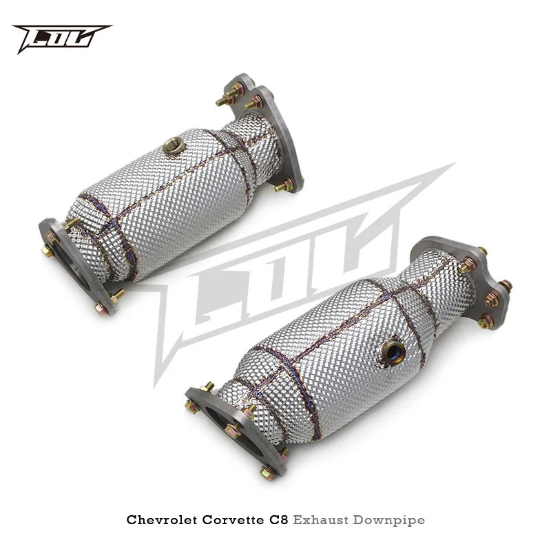 シボレーCORVETTEC82019-2023用工場C8排気キャットダウンパイプ