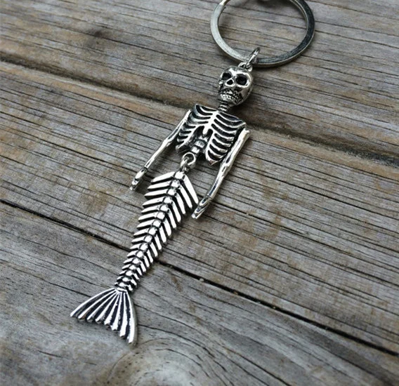 人気の女の子キーホルダースケルトンマーメイドペンダントキーホルダー Buy スケルトン人魚ペンダントキーキオス島 ホット女の子キーチェーン 代替ホット販売スケルトン人魚ペンダント Product On Alibaba Com