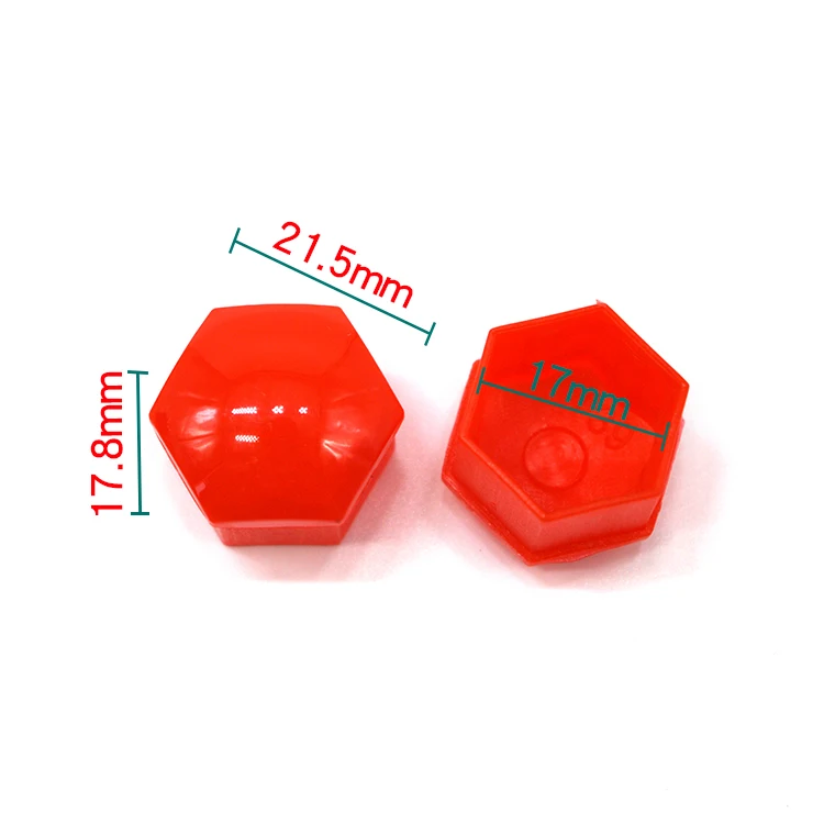 20 Tappi Bulloni Ruota 21mm - Plastica Nera, Con Strumento Rimozione