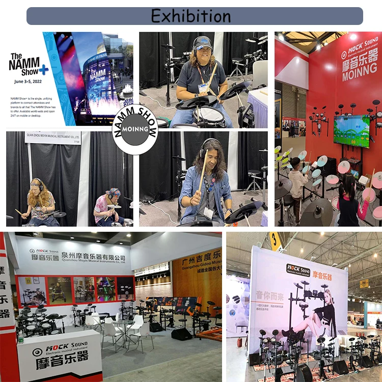 Moyin Musical Drum Set Electronic Drum Md1000d Factory Wholesale Price