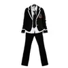 Style noir pour hommes avec badge exquis