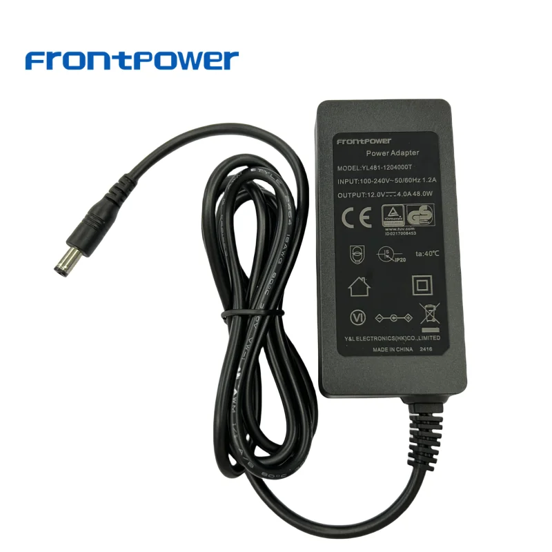 Frontpower 24V 2A 12v 4a  Ac Dc Adapter Laptop 24v Adapter with UL ETL1310 CB CE GS SAA RCM KC FCC PSE CCC
