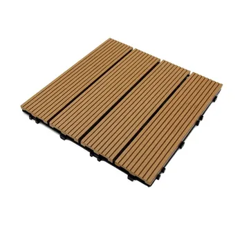 Interlock Wpc Outdoor Decking 3D Embossing Wood Grain Composite Decking Board China Wood Plastic Texture Flooring