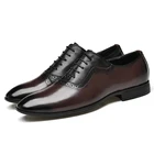 Shoes 2022 Hot Sale Full Genuine Leather Elegant Style Top Quality Formal Business Men Dress Oxford Shoes