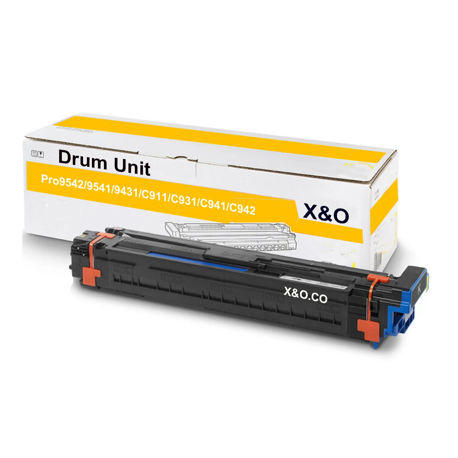 X&O OPC Drum Unit for OKI Pro 9542/9541/9431, Compatible with C911