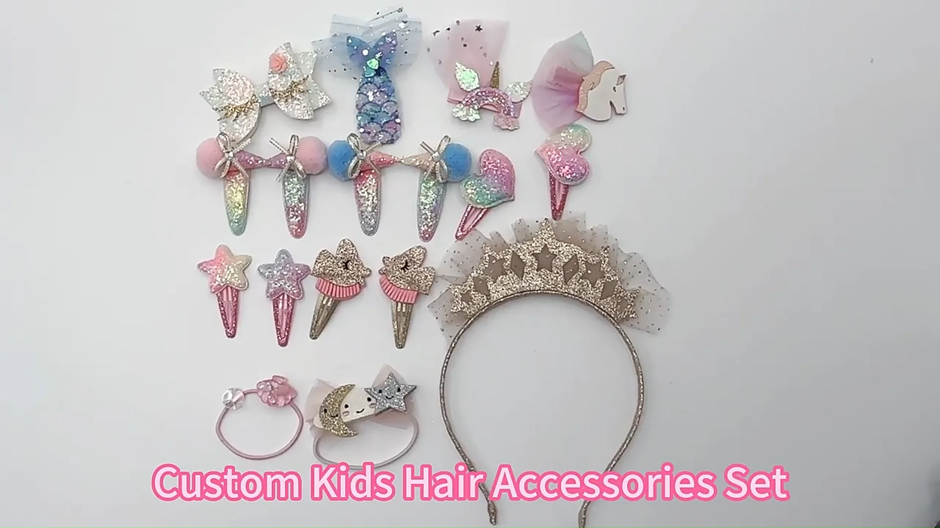 Babyhug Hair Pins And Clips Set Free Size - Multicolor main image 1