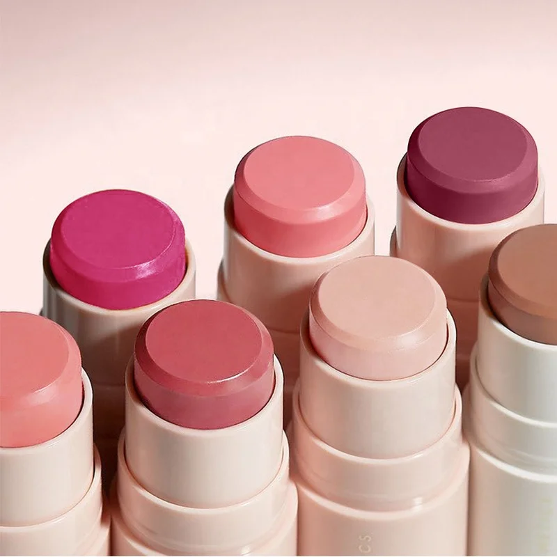 Создайте свой собственный логотип макияж для лица без жестокости хайлайтер румяна частная марка водонепроницаемые жидкие палочки веганского