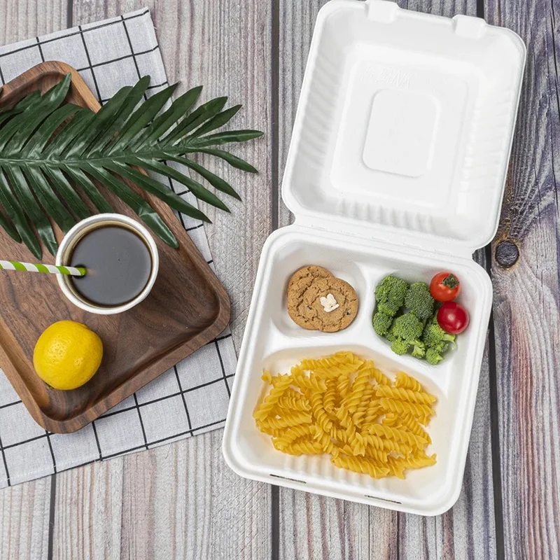 Cheap Compostable Biodegradable Pulp Sugar Cane Disposable Bagasse Eco ...