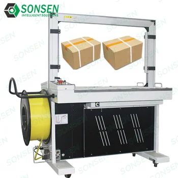 Industrial Plastic Belt Packaging Machine Automatic Desktop PP PET Carton Strapping for Small Businesses