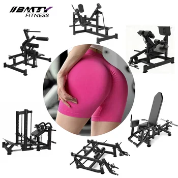BM Sexy Girl Full Set of Fitness Equipment for Training Her Firm Buttocks and Legs. Fitness Center Specifically for Women.