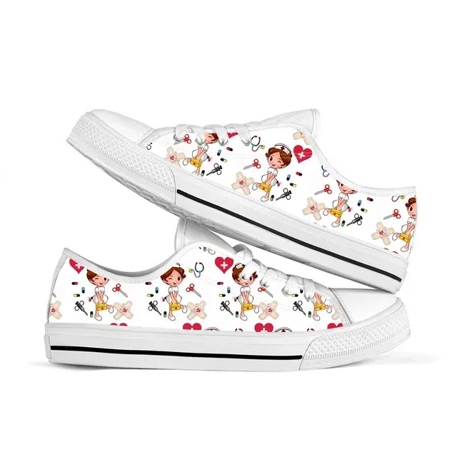 canvas nursing shoes