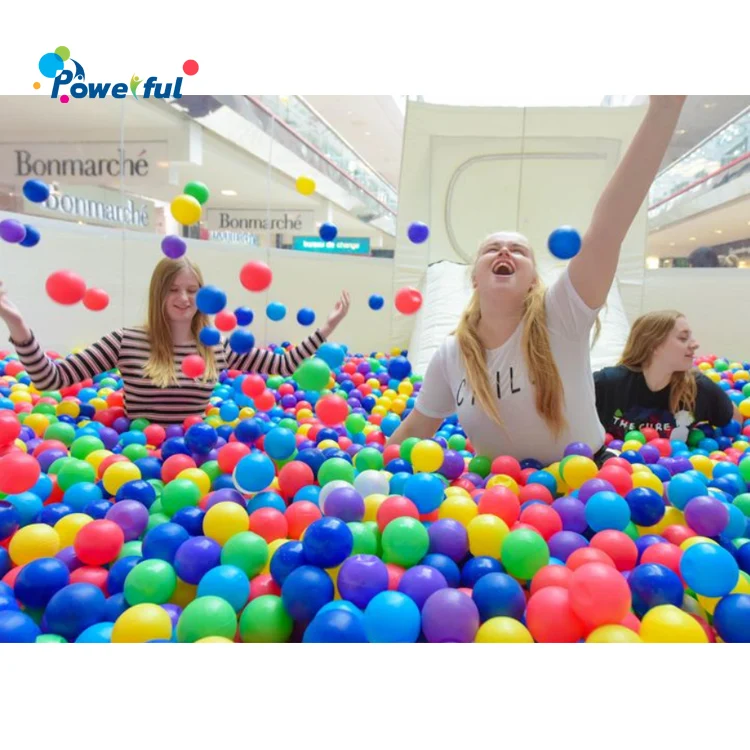 
Цветной экологически чистый комнатный мягкий мяч, пластиковый Океанский мяч 