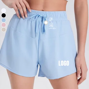 Custom Logo UPF 50+ Sports Shorts Outdoor Running Training Women's Quick-Drying Breathable Loose Casual Golf Tennis Shorts