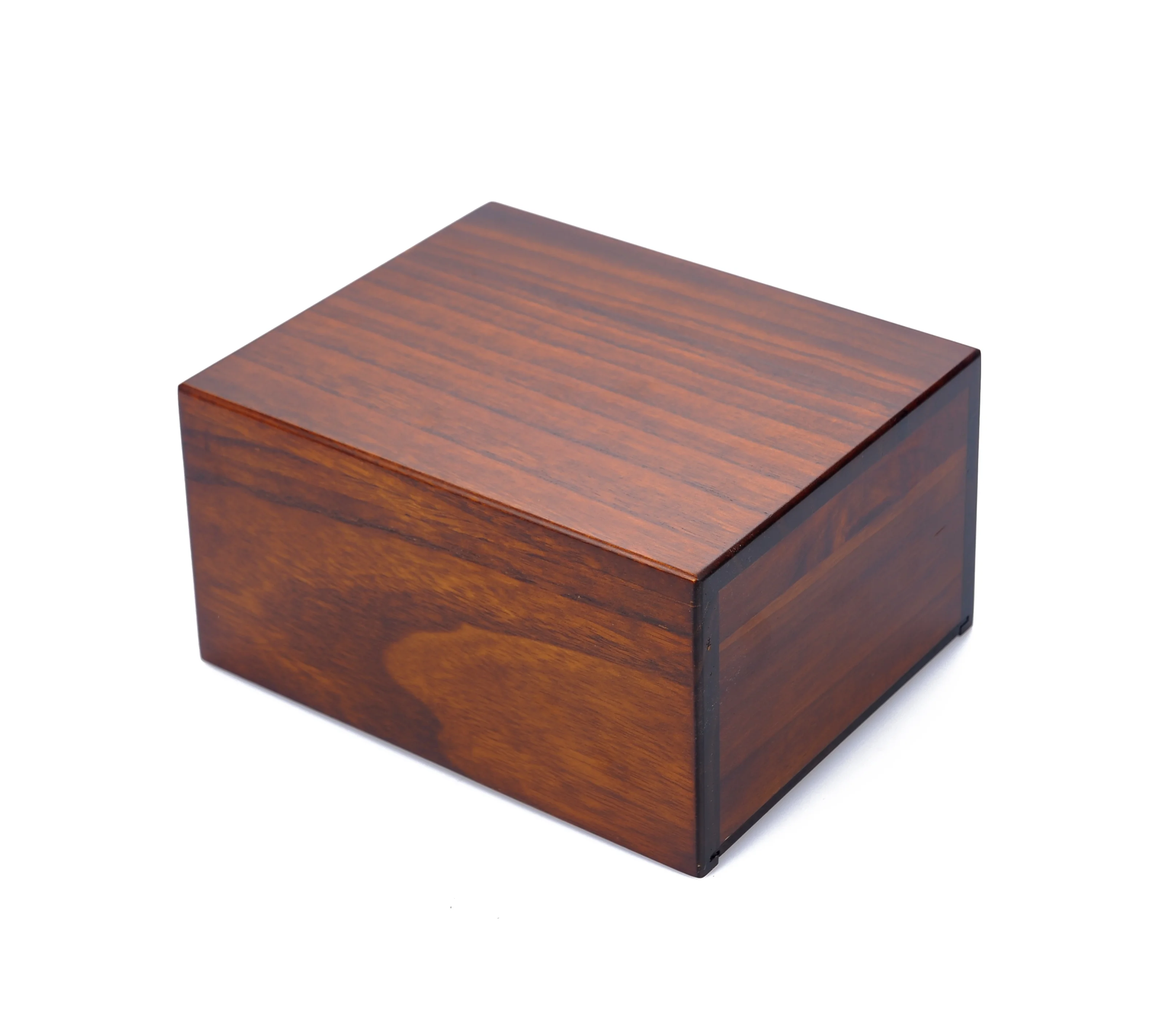 B051 Wholesale Funeral Cherry Pet Urn for Ashes Urnas para Mascotas Wooden Urn Box