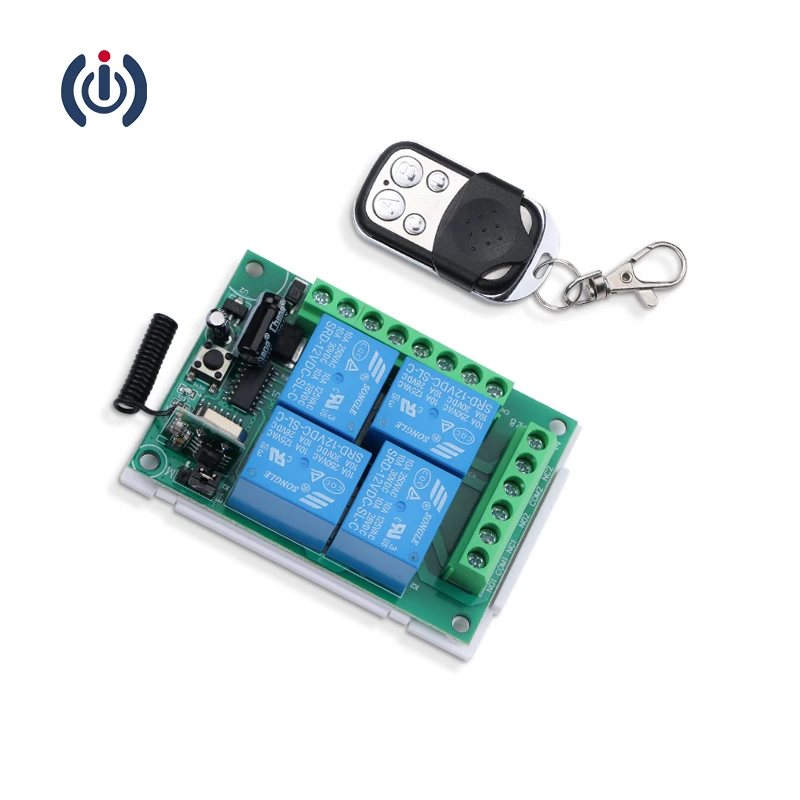 Kaige B50 4 способа реле 12 В электронные переключатели с дистанционным управлением Выключатель света 433 мГц RF переключатель беспроводное