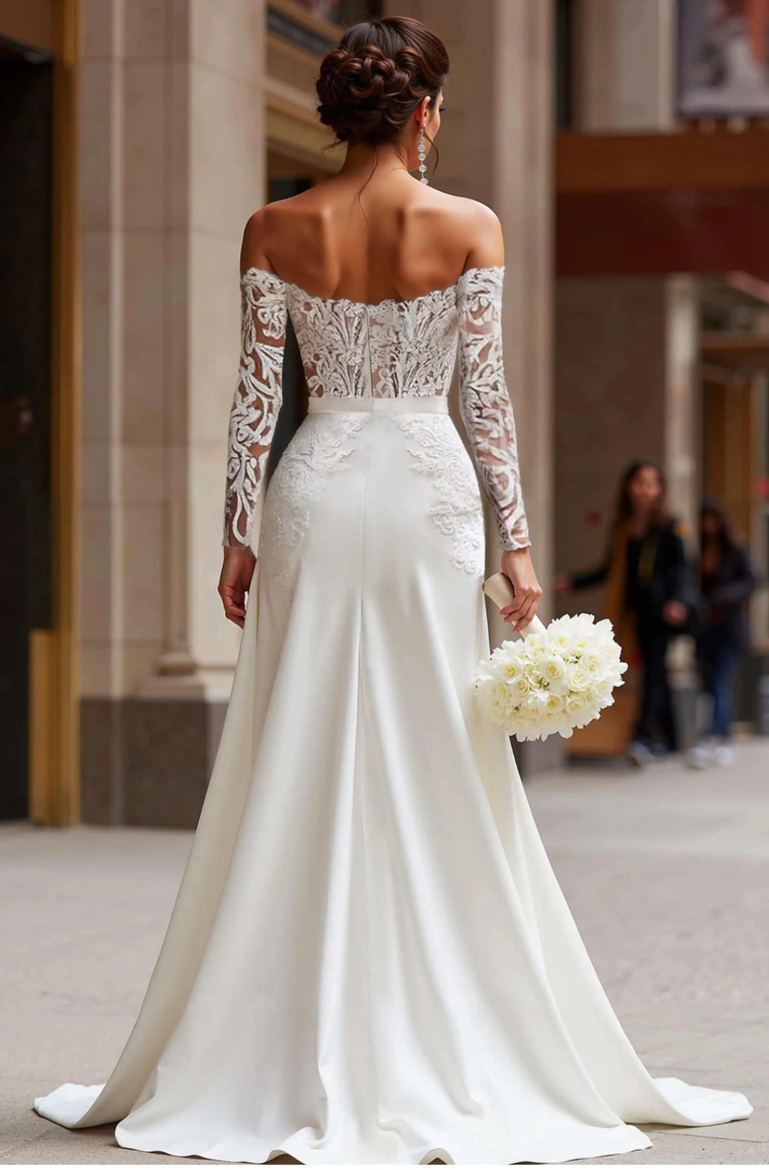 off the shoulder wedding dress sewing patterns The Sagittaria Dress - Free Sewing Pattern