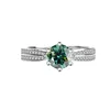Anello in Moissanite - 4