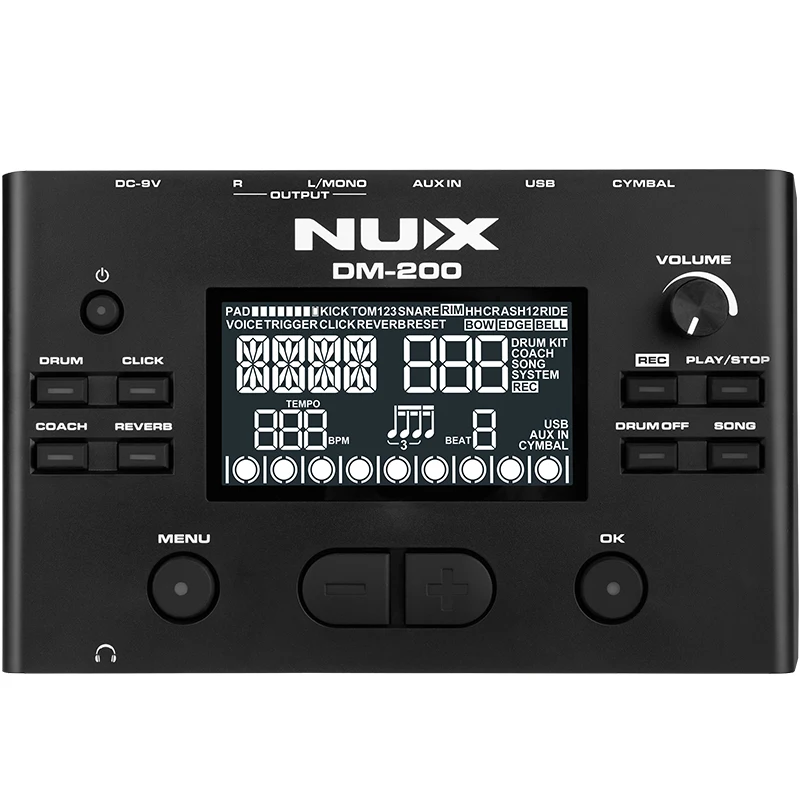 Nhạc Cụ Kèm Chũm Chọe Nux Dm200,Bộ Trống Điện Tử Gồm Tất Cả Các Đầu ...