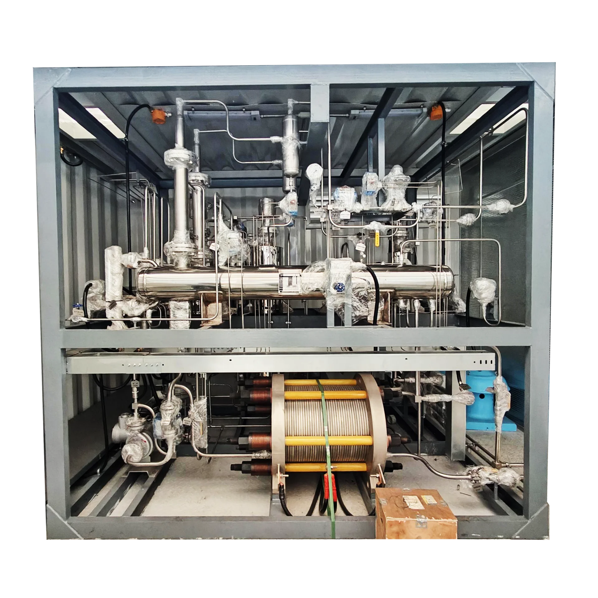 50KW 100KW 150KWアルカリ水電解プラント水電解装置高純度水素