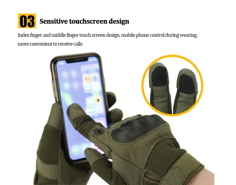 New Style Outdoor Sport Workout motorcycle riding hunting Combat full Finger Tactical Gloves