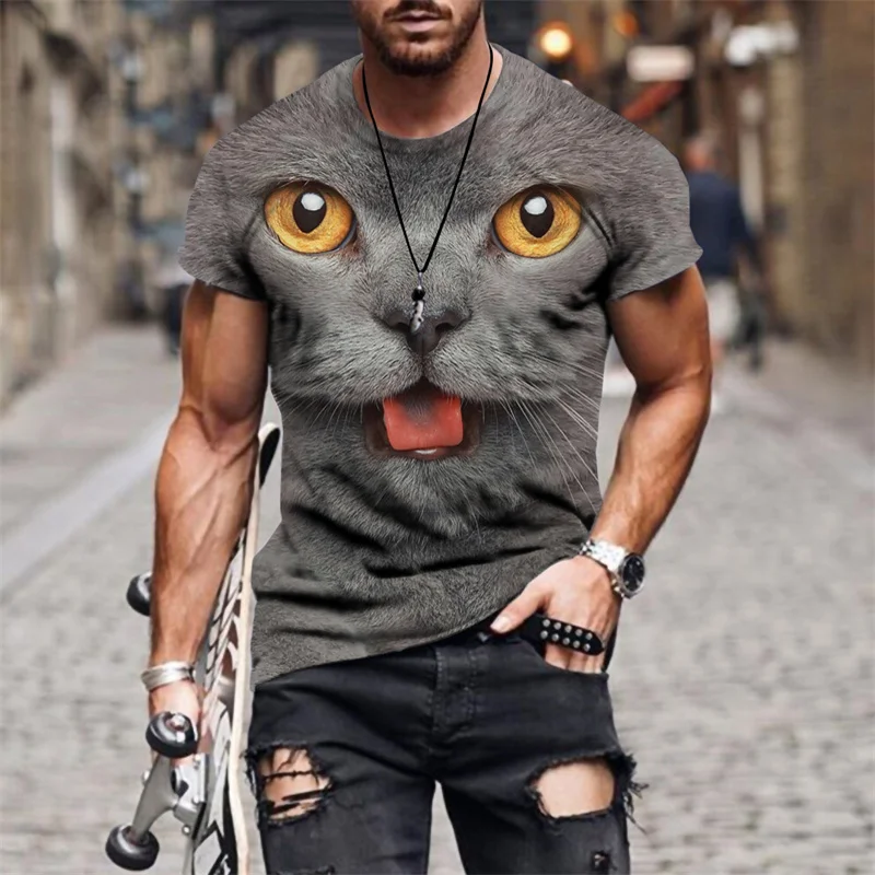 Men's T-shirts Summer 3d, Fashion T-shirt Print