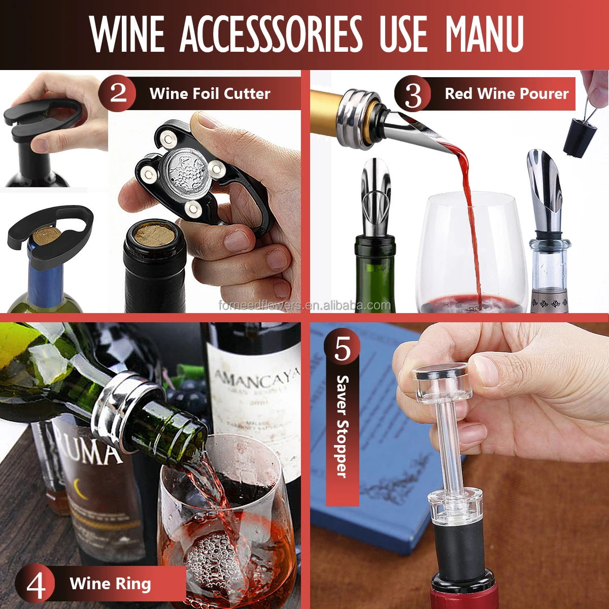 Electronic Wine Opener Metal Wine Opener - Professional Corkscrew 4 In ...