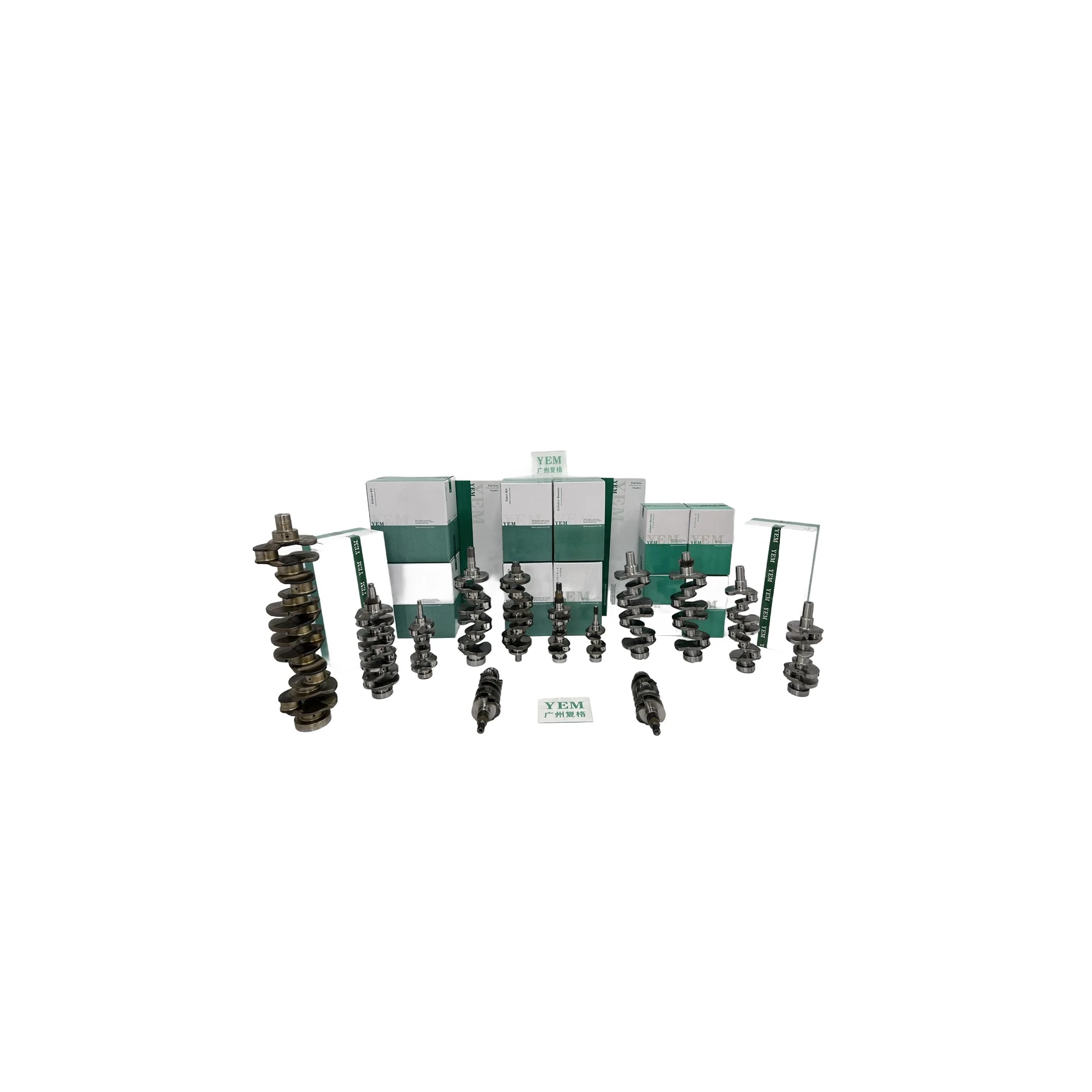 Parts Compatible for Yanmar 3TNM68T Crankshaft 119125-21700 3TNM68 OEM Engine Parts
