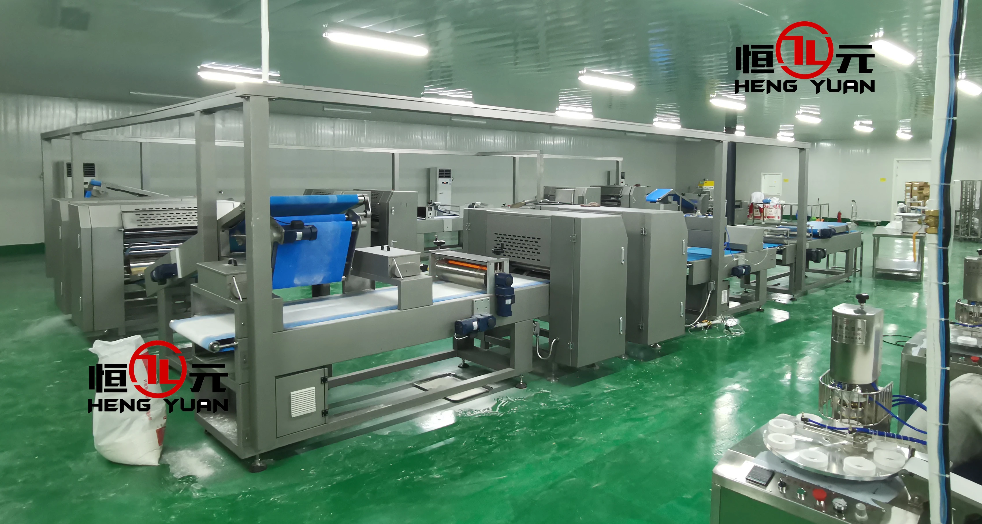 3500 Puff Pastry Making Machine Multi Layers Pastry Dough Production Line Fully Automatic