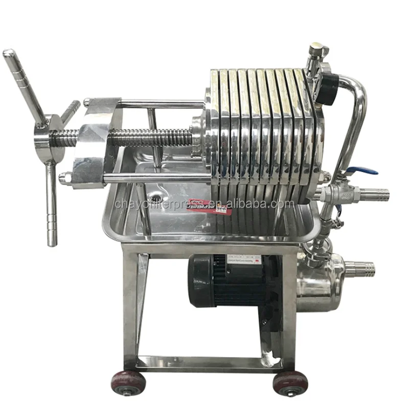 Multi Layer Filter Press Machine with Stainless Steel for Syrup Filter