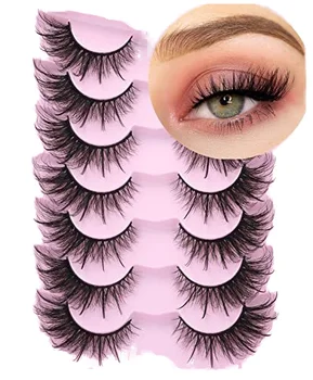 Hot Selling 3DE 04-06 Series Fluffy Mink Eyelashes Soft Easy to Wear Natural Style False Eye Lashes Makeup with Fur Material