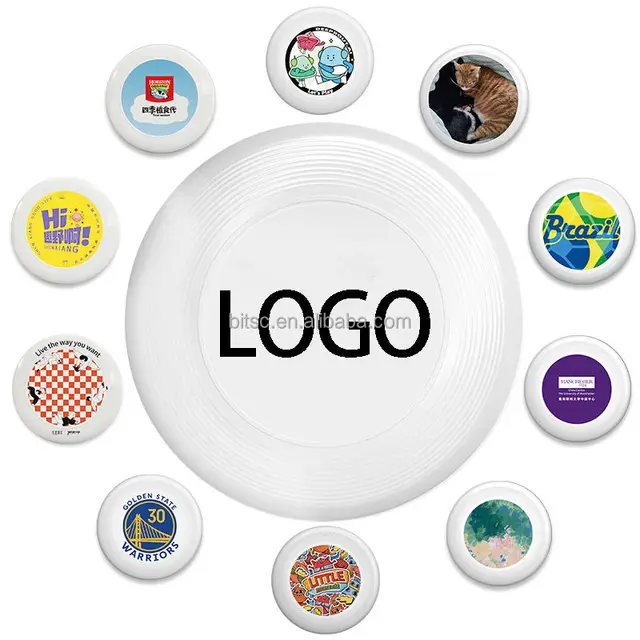 OEM 2024 Customized Logo Plastic Flying Disc Frisbee for Beach Sports and Outdoor Camping Games for Kids